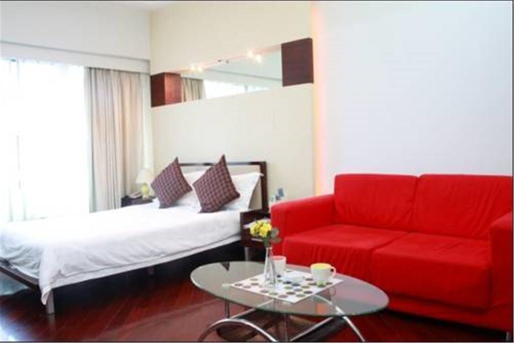 Shanghai Skiline World Union Service Apartment Buitenkant foto