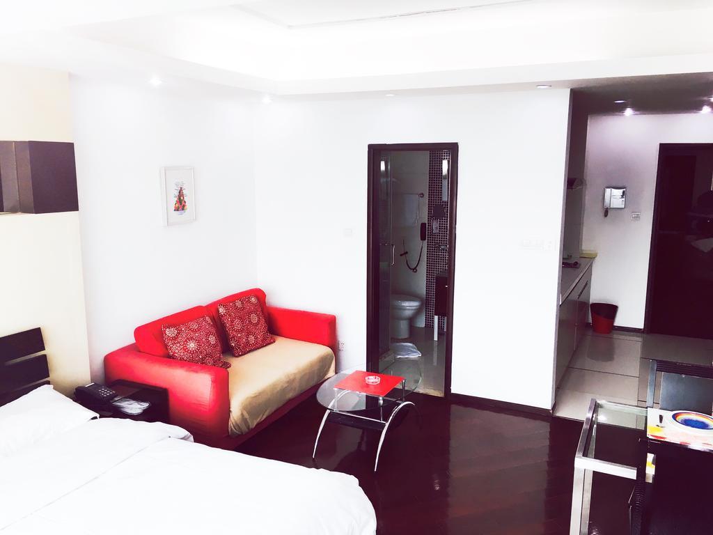 Shanghai Skiline World Union Service Apartment Buitenkant foto