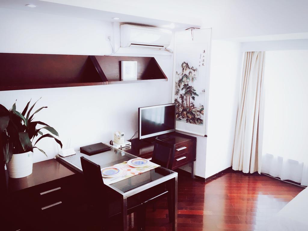 Shanghai Skiline World Union Service Apartment Buitenkant foto