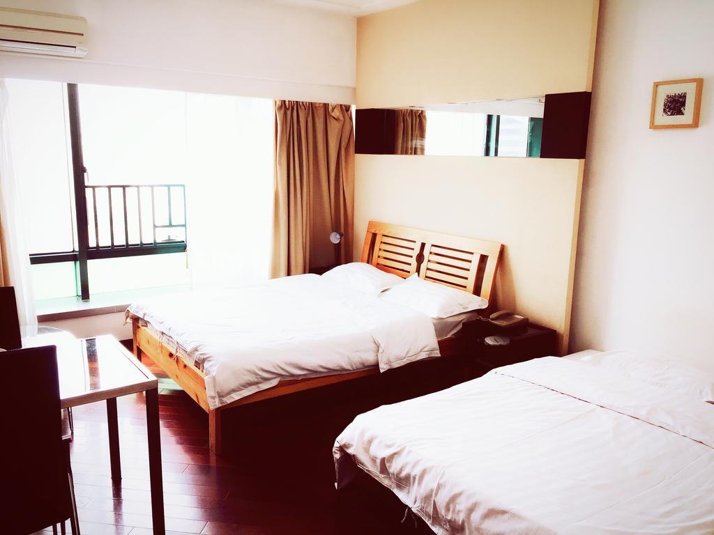Shanghai Skiline World Union Service Apartment Buitenkant foto