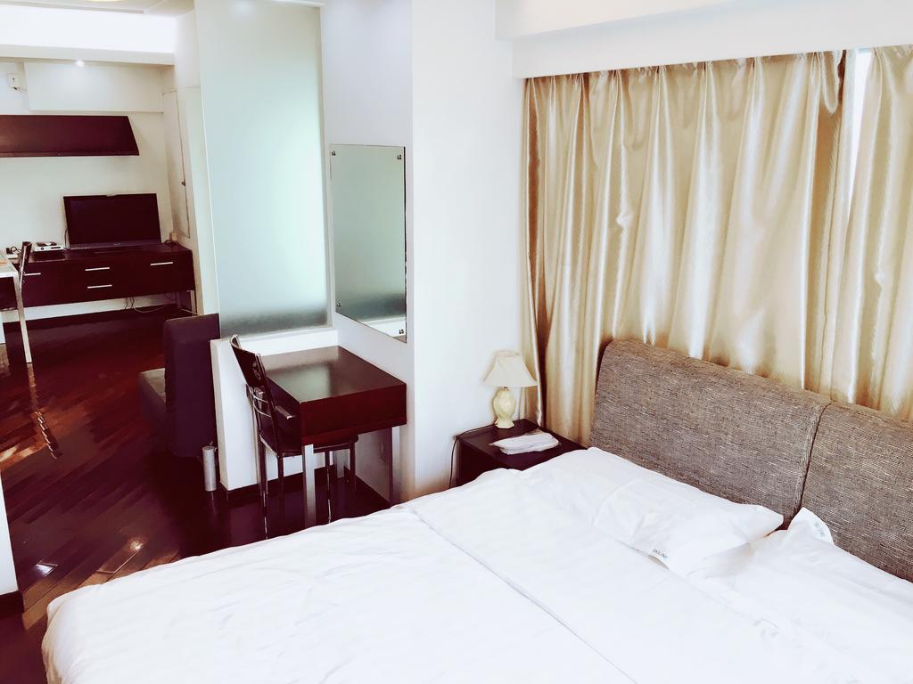 Shanghai Skiline World Union Service Apartment Buitenkant foto