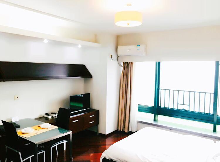 Shanghai Skiline World Union Service Apartment Buitenkant foto